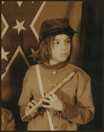 The Webmaster's daughter as a young Confederate fifer